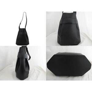 Louis Vuitton Bag Leather Epi Paul Black de Sac Shoulder